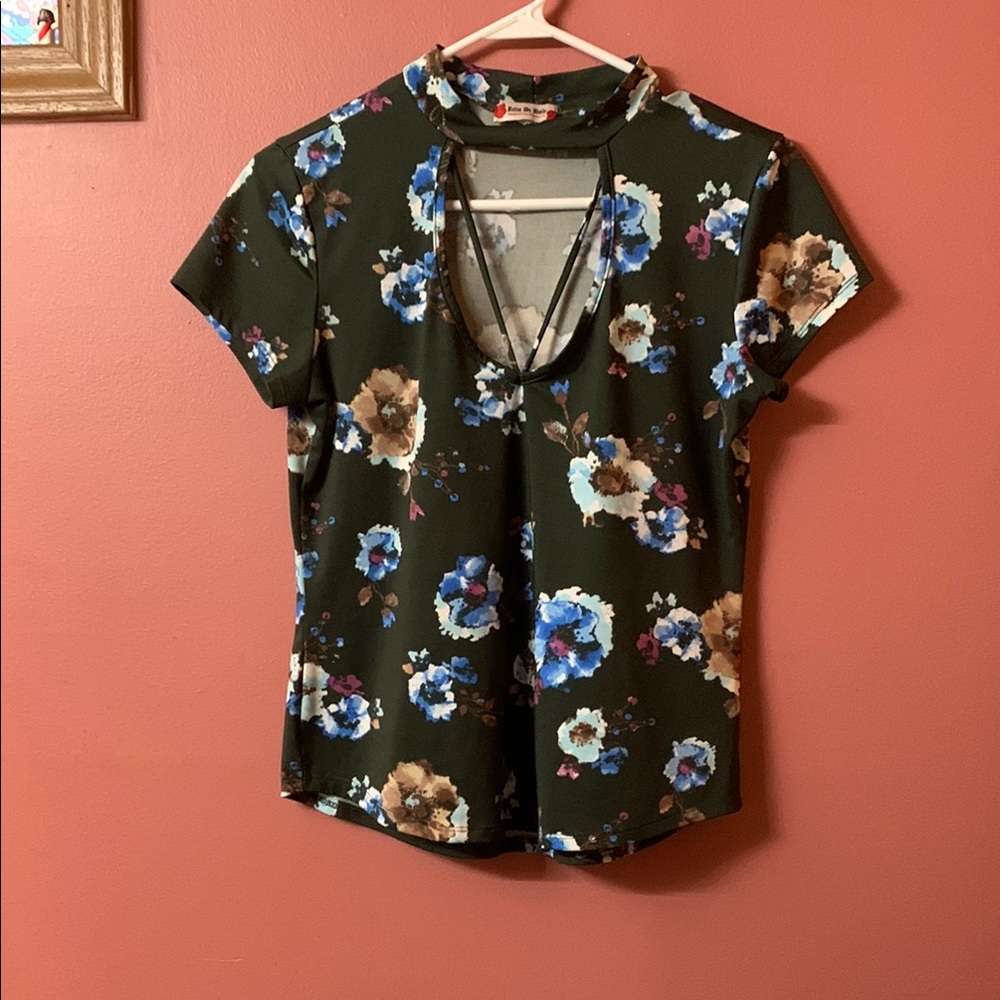 Floral Print Women's Top